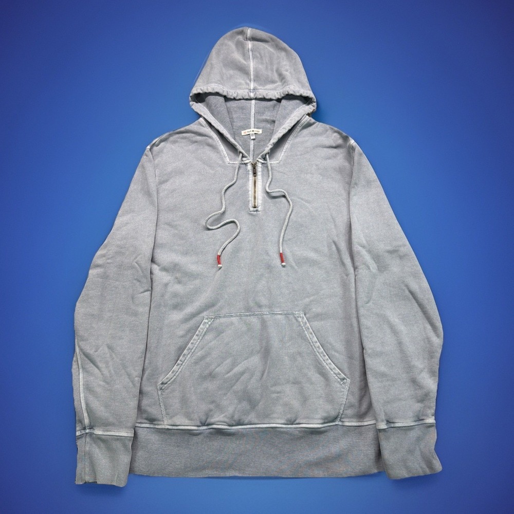 Huckberry Gray Pullover Hoodie